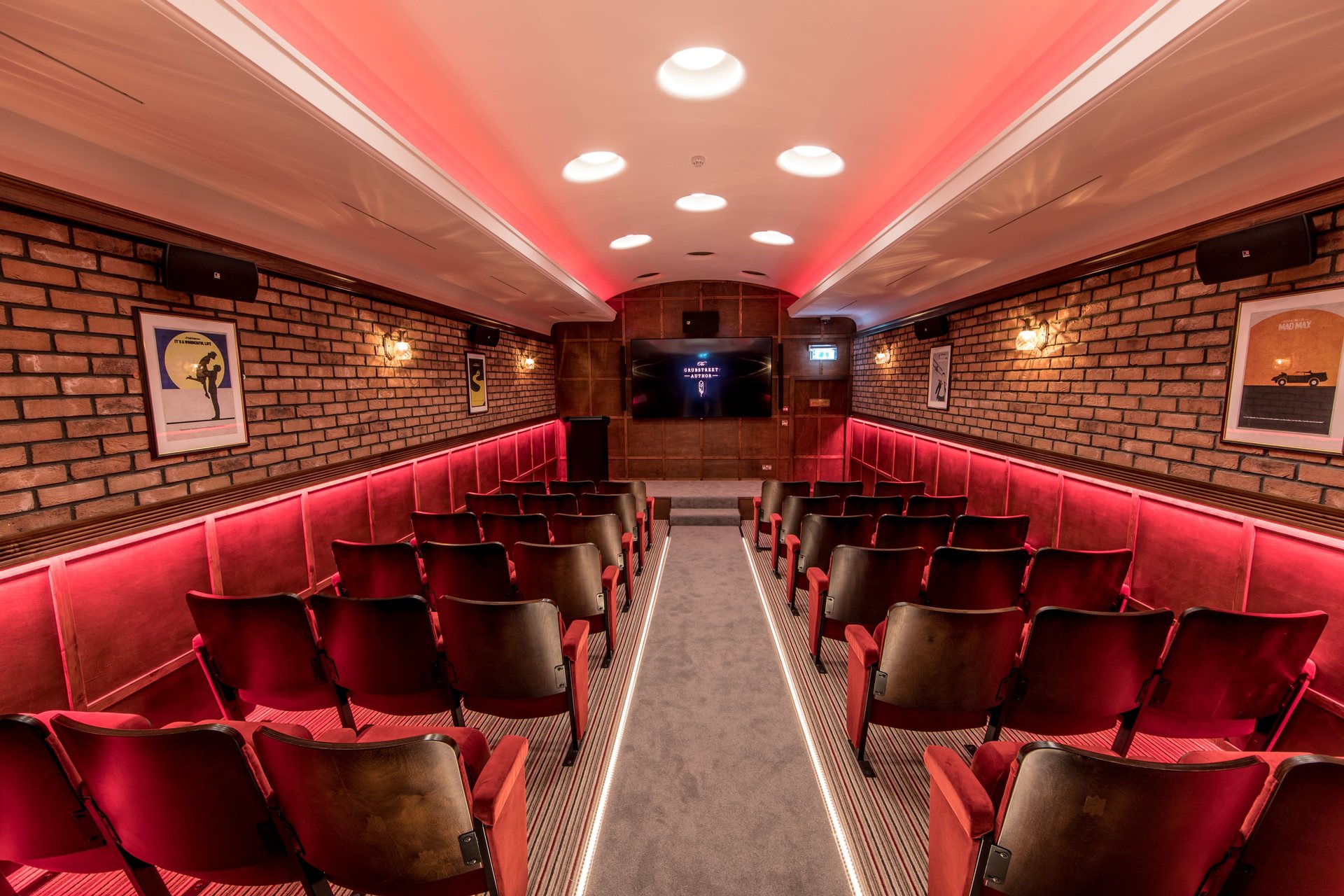 The Cutting Room cinema at Grubstreet Cellars